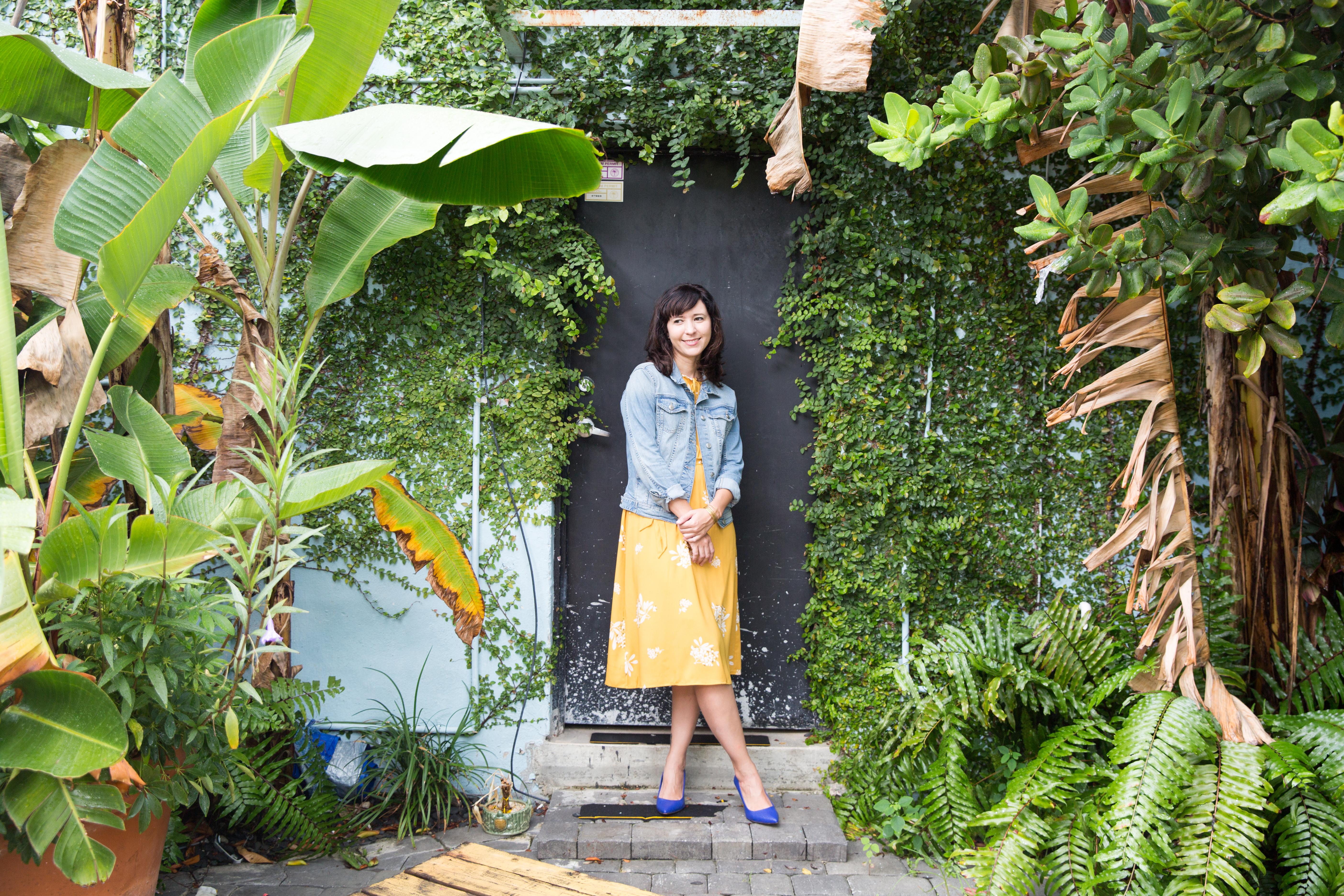 Walking out the door